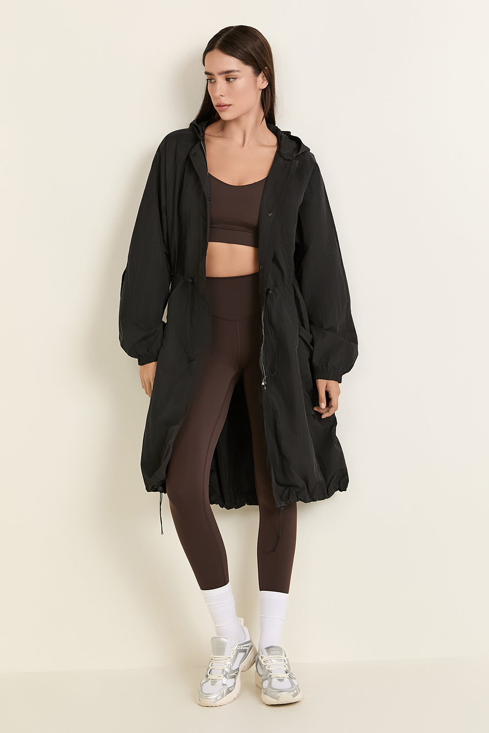 Lightweight Woven Long Jacket